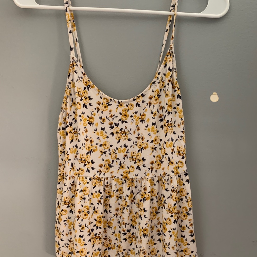 Floral soft and sexy tank top